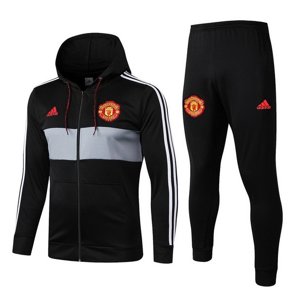 Chandal Manchester United 2019-2020 Negro Rojo Gris